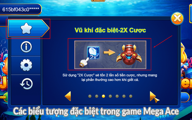 Các biểu tượng đặc biệt trong game Mega Ace