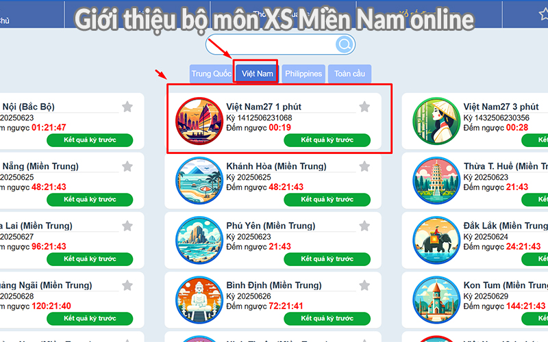 Giới thiệu bộ môn Xổ Số Miền Nam online