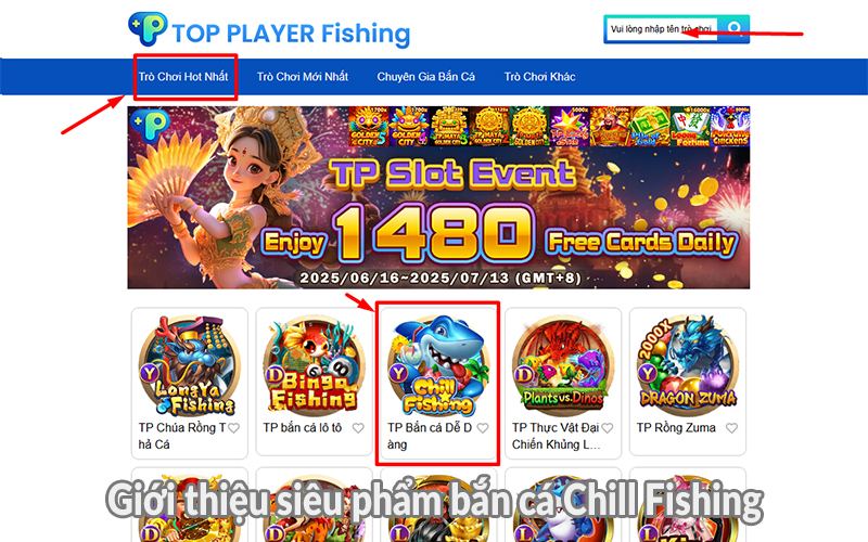 Giới thiệu siêu phẩm bắn cá Chill Fishing