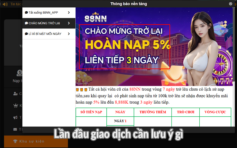 Lần đầu giao dịch cần lưu ý gì